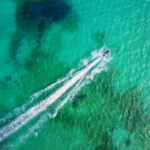 JetSki moving across water