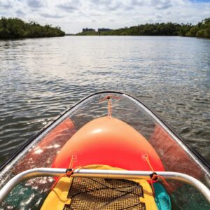 Clear kayak tour in the TCI.