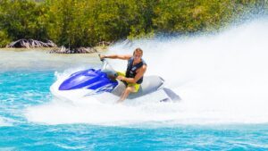 Jet Ski near mangroves
