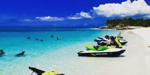 Jet Skis on beach